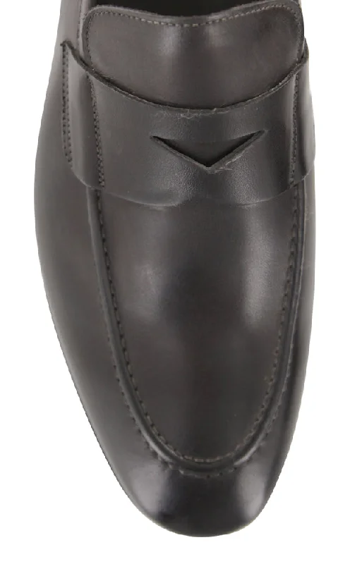 Fiori Di Lusso Dark Brown Penny Loafers