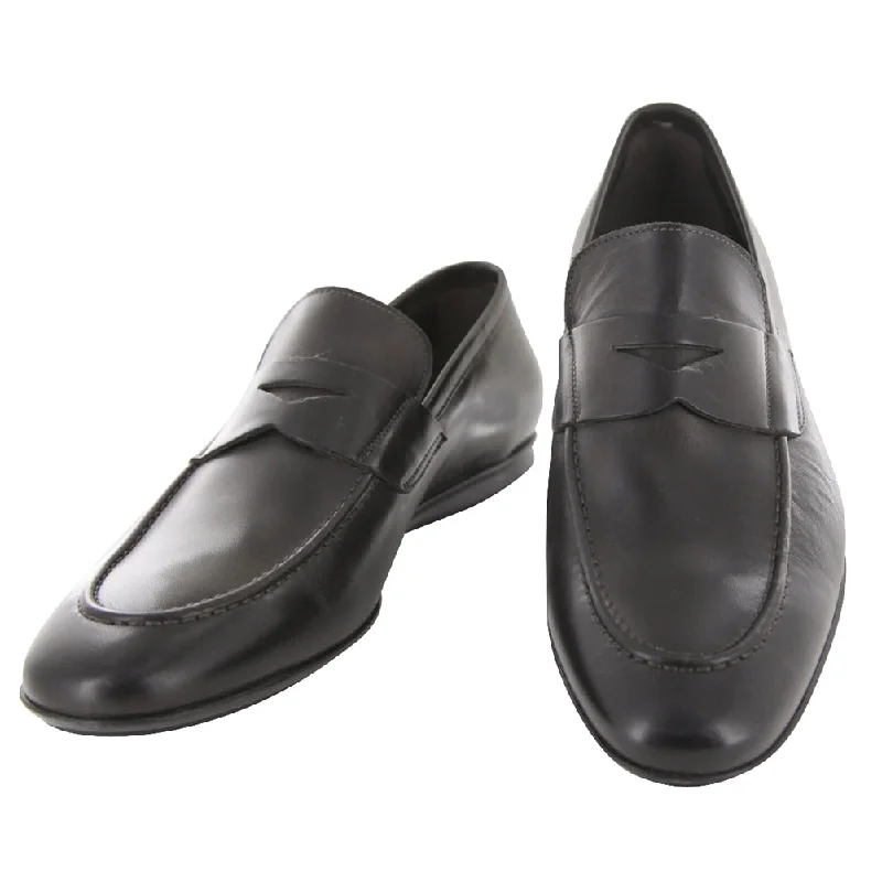 Fiori Di Lusso Dark Brown Penny Loafers