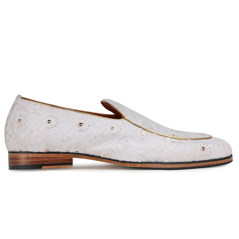 Wedlock Ivory Designer Loafers