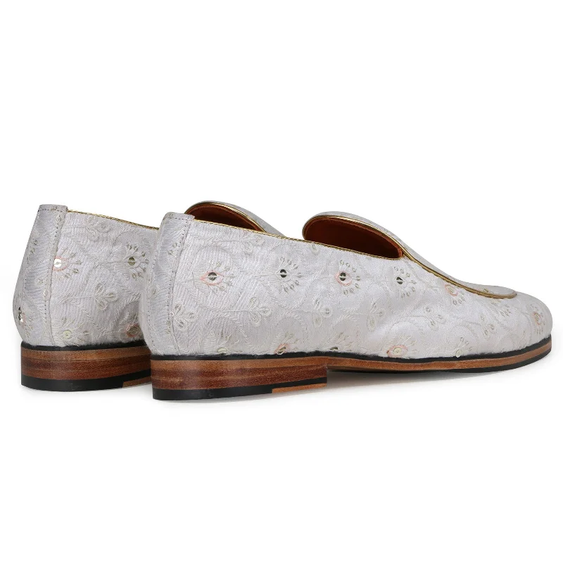 Wedlock Ivory Designer Loafers