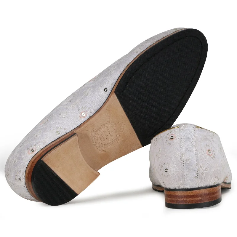 Wedlock Ivory Designer Loafers