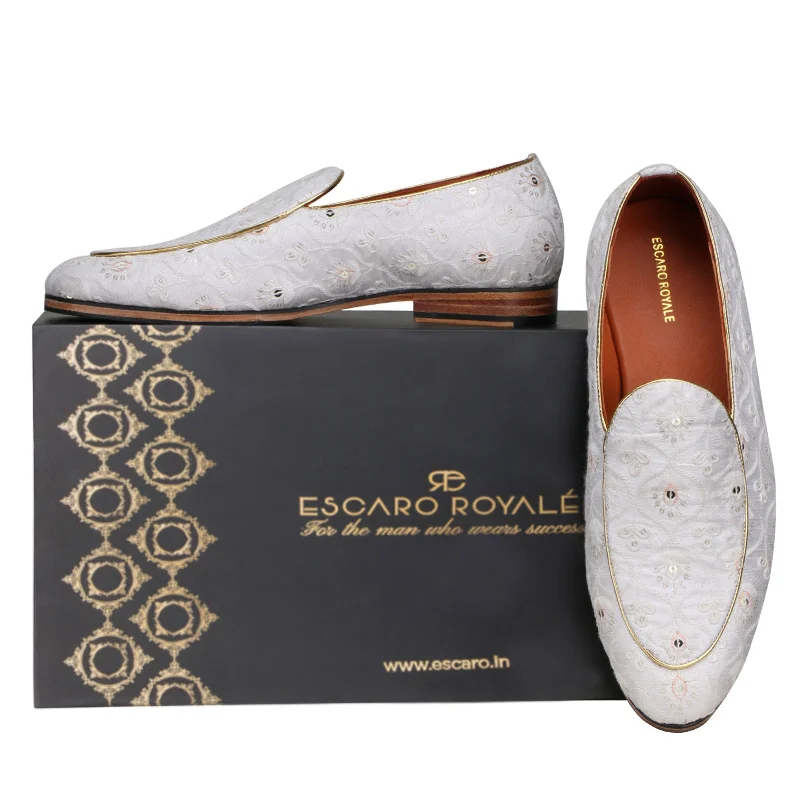 Wedlock Ivory Designer Loafers