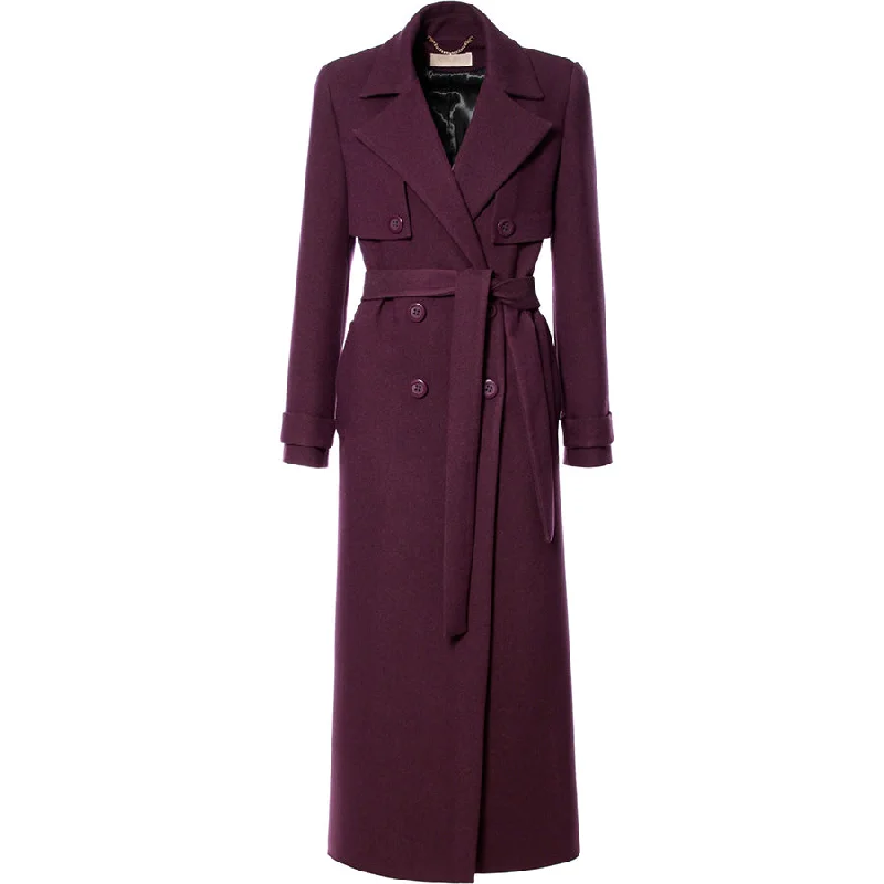 WOOL COAT "COLETTE" IN PURPLE