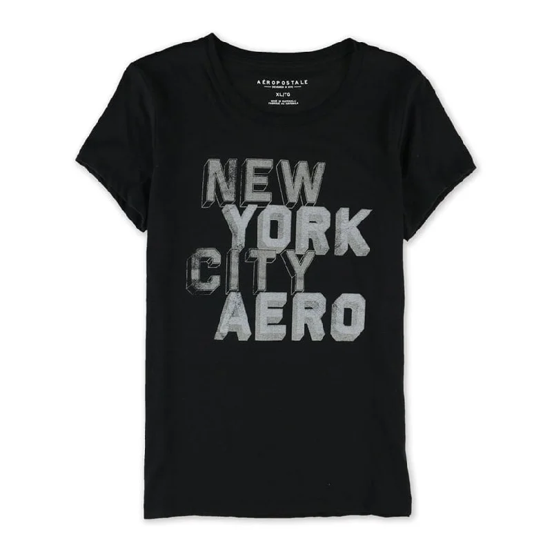 Aeropostale Womens Block New York City Graphic T-Shirt