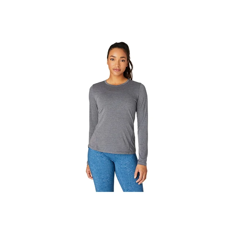 ASICS Womens Heather Basic T-Shirt, Grey, Small