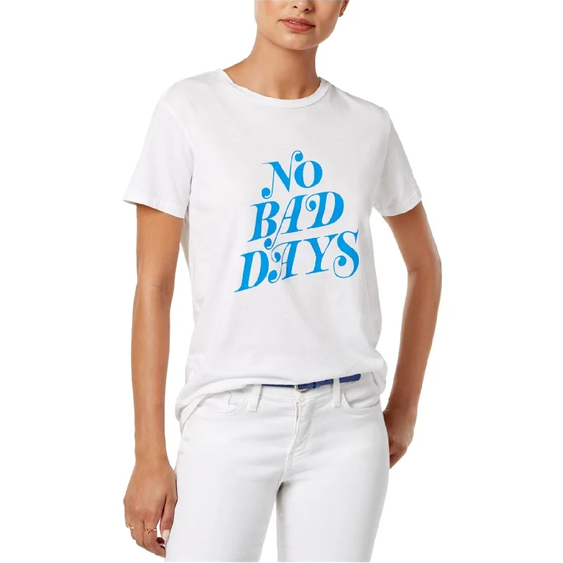 ban.do Womens SS Graphic T-Shirt, White, X-Small