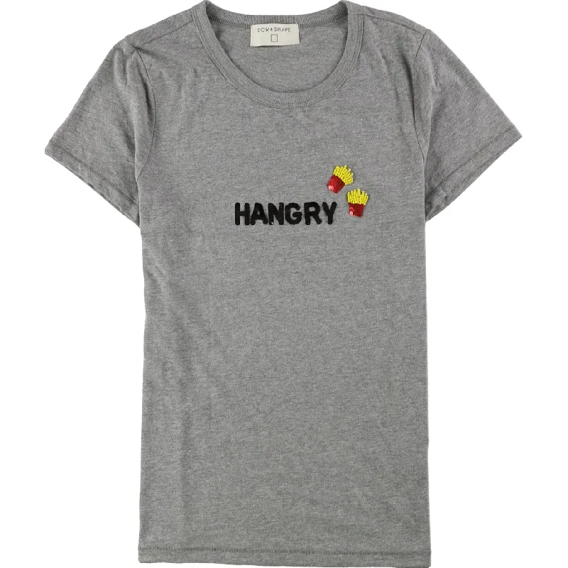 Bow & Drape Womens Hangry Embellished T-Shirt