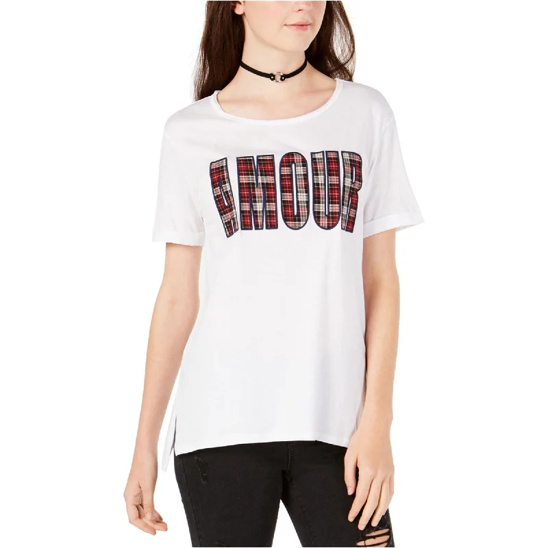 Carbon Copy Womens Amour Embellished T-Shirt