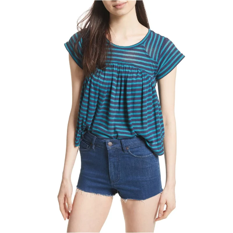 Free People Womens Jojo Stripe Basic T-Shirt