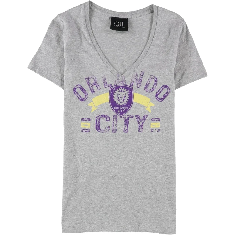 G-Iii Sports Womens Orlando City Distressed Graphic T-Shirt