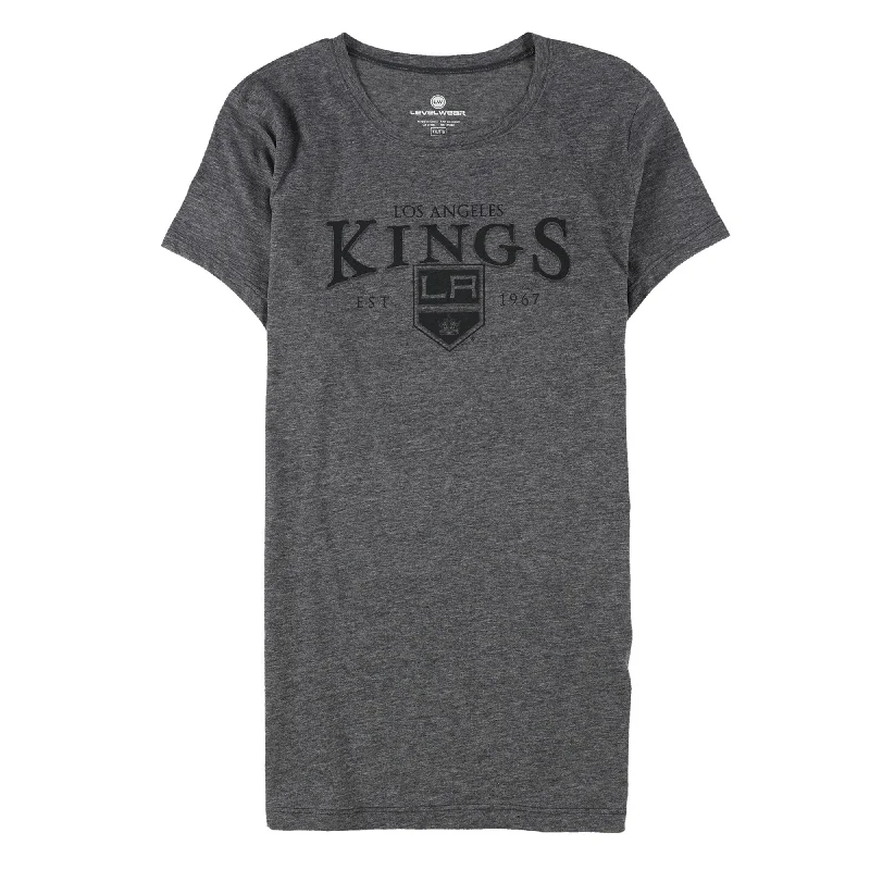 Level Wear Womens Los Angeles Kings Graphic T-Shirt, Grey, XX-Large