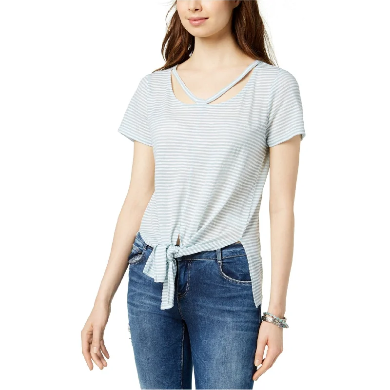 Lucky Brand Womens Shadow Basic T-Shirt, Blue, X-Large