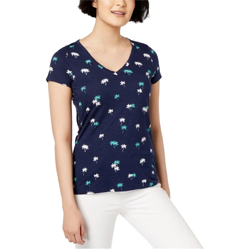 Maison Jules Womens Printed Basic T-Shirt