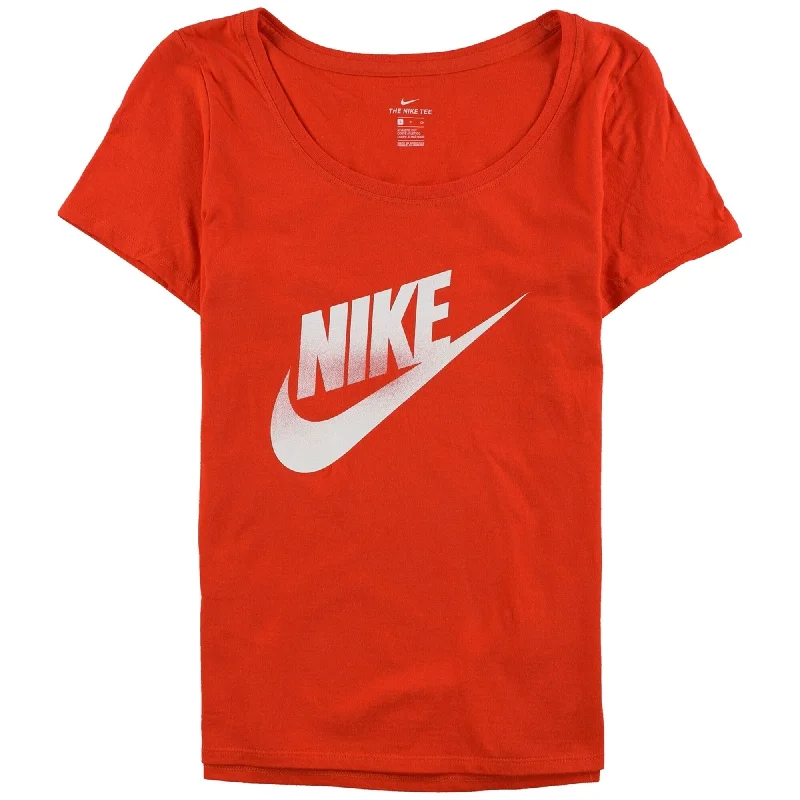 Nike Womens Athletics Graphic T-Shirt, Orange, Small