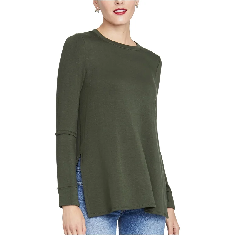 Rachel Roy Womens Split-Sleeve Basic T-Shirt