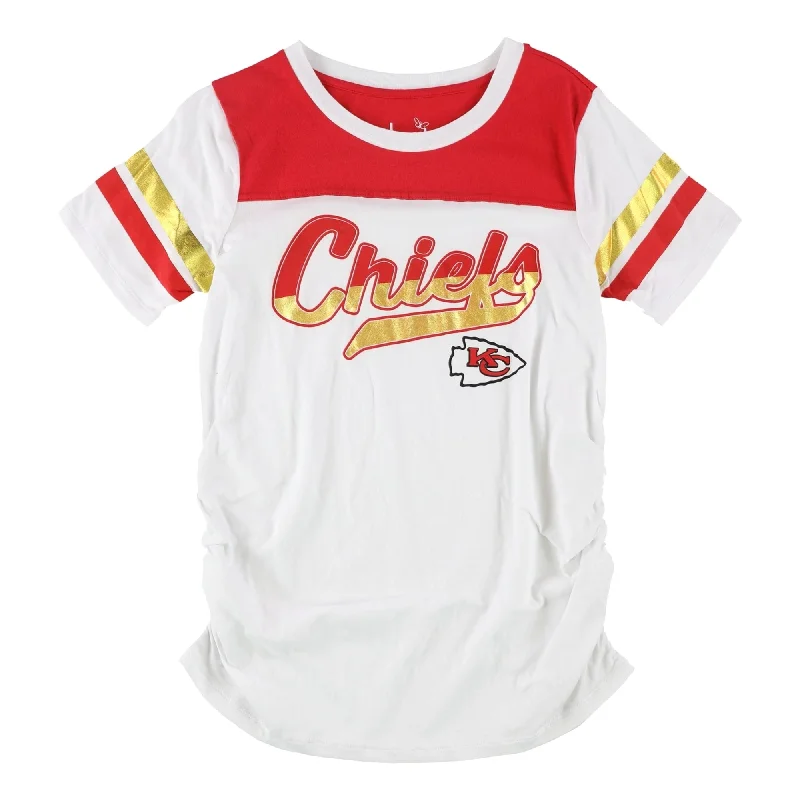 Touch Womens Kansas City Chiefs Graphic T-Shirt, White, Medium