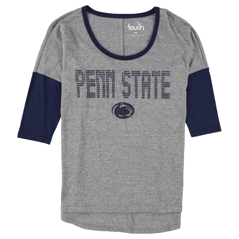 Touch Womens Penn State Embellished T-Shirt, Grey, Medium