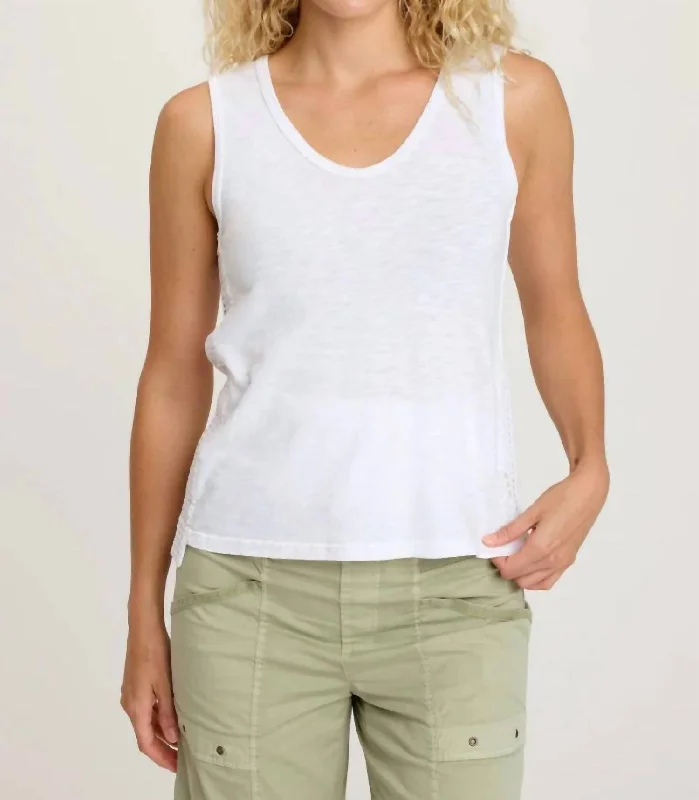 Gidget Tank Top In White