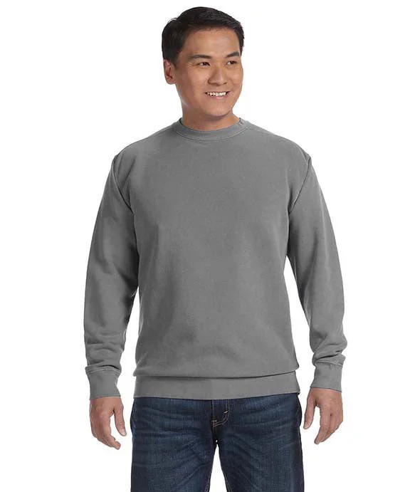 1566 - Comfort Colors Adult Crewneck Sweatshirt | Grey