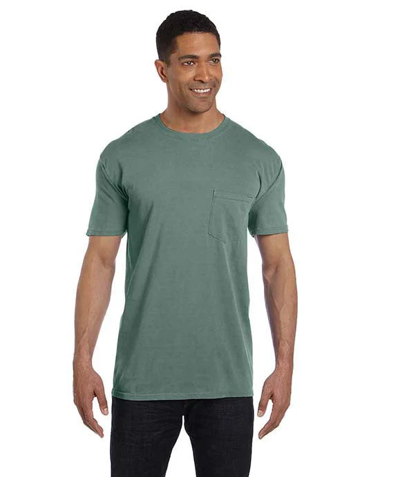 6030CC - Comfort Colors Adult Heavyweight RS Pocket T-Shirt | Light Green