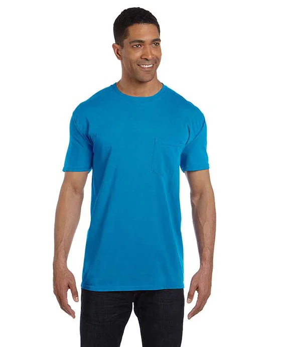 6030CC - Comfort Colors Adult Heavyweight RS Pocket T-Shirt | Sapphire