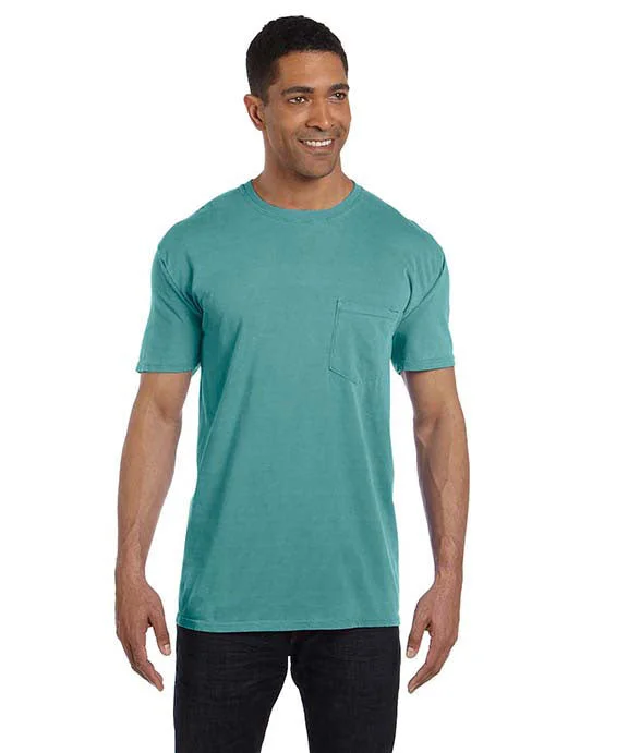 6030CC - Comfort Colors Adult Heavyweight RS Pocket T-Shirt | Seafoam