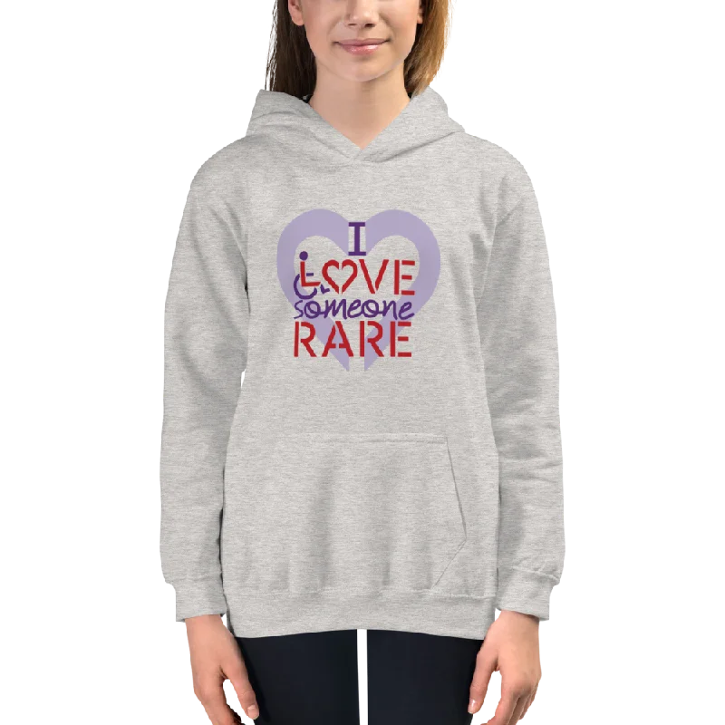 I Love Someone Rare (with a Rare Condition) Kid's Hoodie