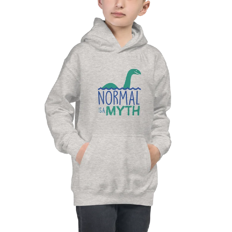 Normal is a Myth (Loch Ness Monster) Kid's Hoodie