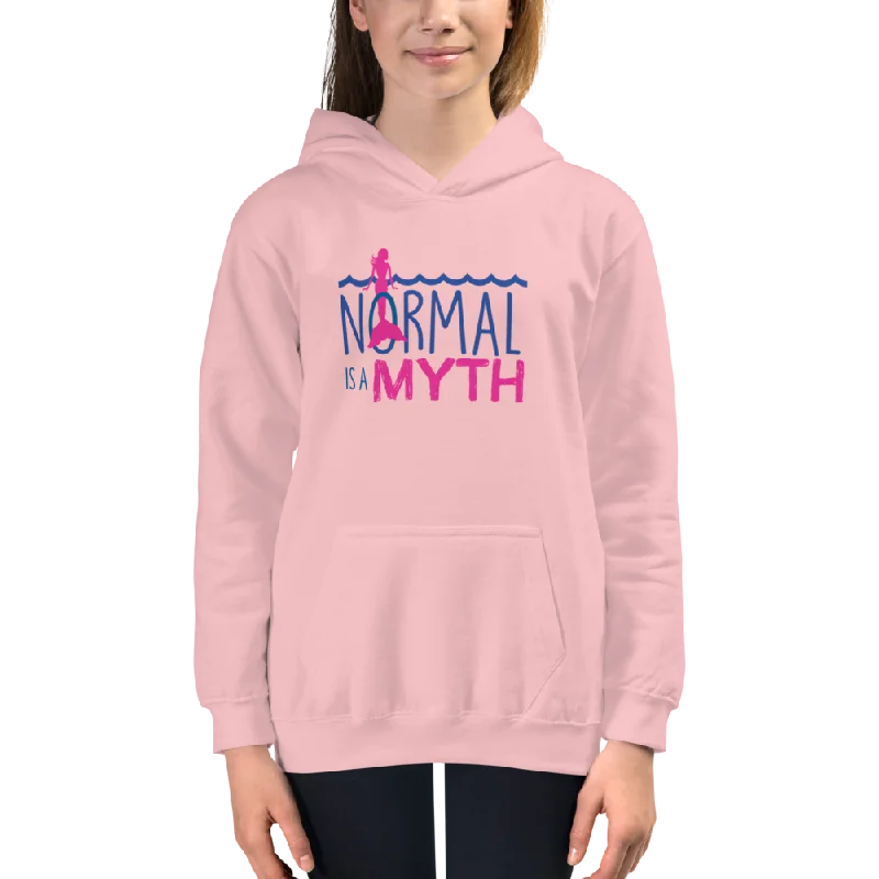 Normal is a Myth (Mermaid) Kid's Hoodie