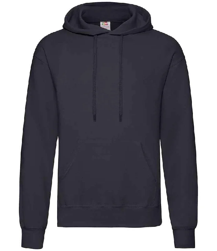 Fruit of the Loom Classic Hooded Sweatshirt | Deep Navy