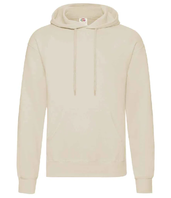 Fruit of the Loom Classic Hooded Sweatshirt | Natural