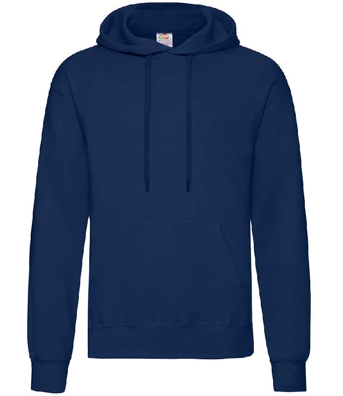 Fruit of the Loom Classic Hooded Sweatshirt | Navy