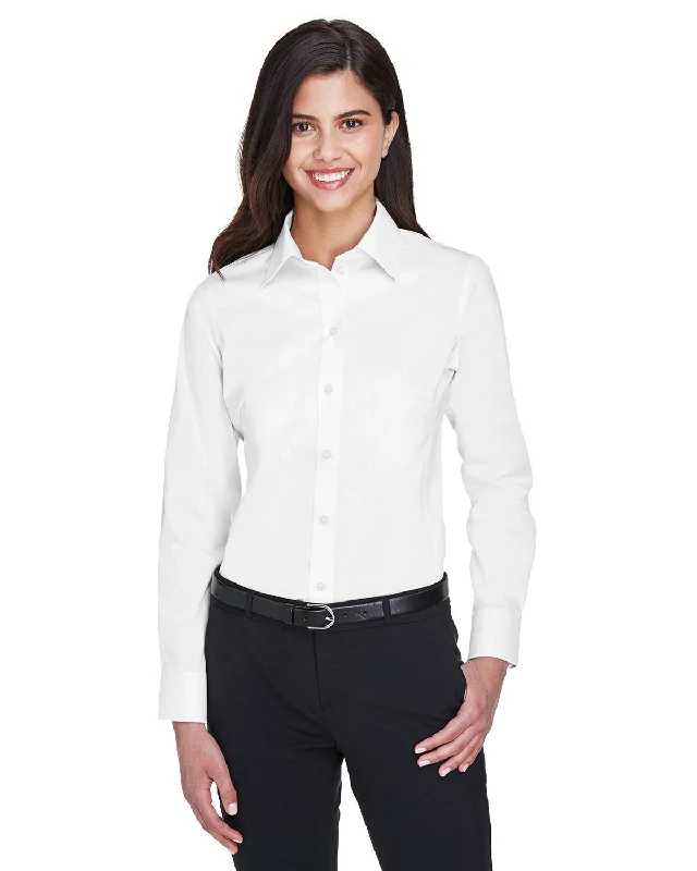 Devon & Jones DG530W Ladies' Crown Woven Collection Solid Stretch Twill