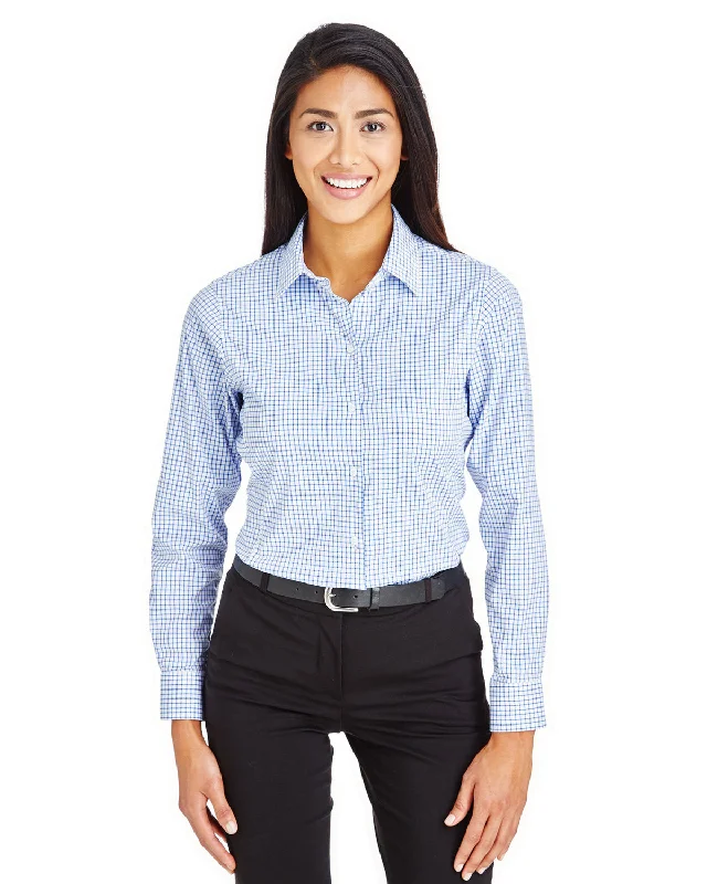 Devon & Jones DG540W CrownLux Performance Ladies' Micro Windowpane Shirt