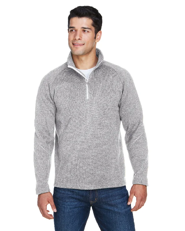 Devon & Jones DG792 Adult Bristol Sweater Fleece Quarter-Zip