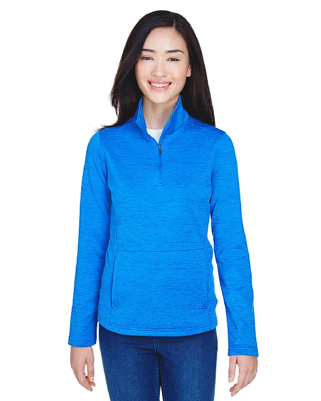 Devon & Jones DG798W Ladies' Newbury Mlange Fleece Quarter-Zip