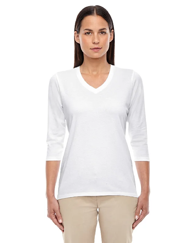 Devon & Jones DP184W Ladies' Perfect Fit Bracelet-Length V-Neck Top