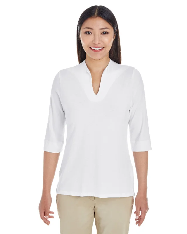 Devon & Jones DP188W Ladies' Perfect Fit Tailored Open Neckline Top