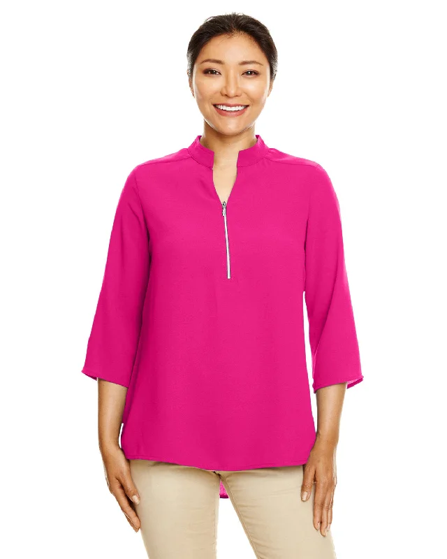 Devon & Jones DP611W Ladies' Perfect Fit  3/4-Sleeve Crepe Tunic