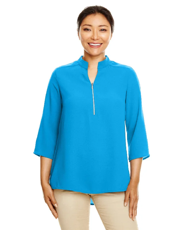 Devon & Jones DP611W Ladies' Perfect Fit  3/4-Sleeve Crepe Tunic