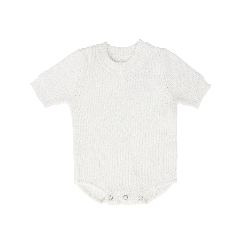 LE BOURDON WHITE OMBRE KNIT ROMPER [FINAL SALE]