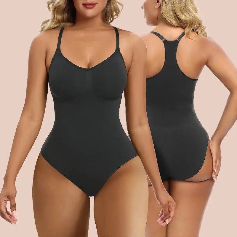 SHAPERX Body suits for Womens Tummy Control Brief Racerback Bodysuit